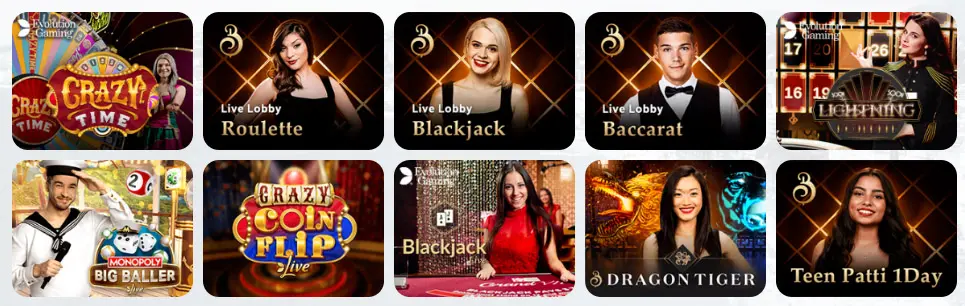 Jeux de casino en direct NEVADA WIN CASINO